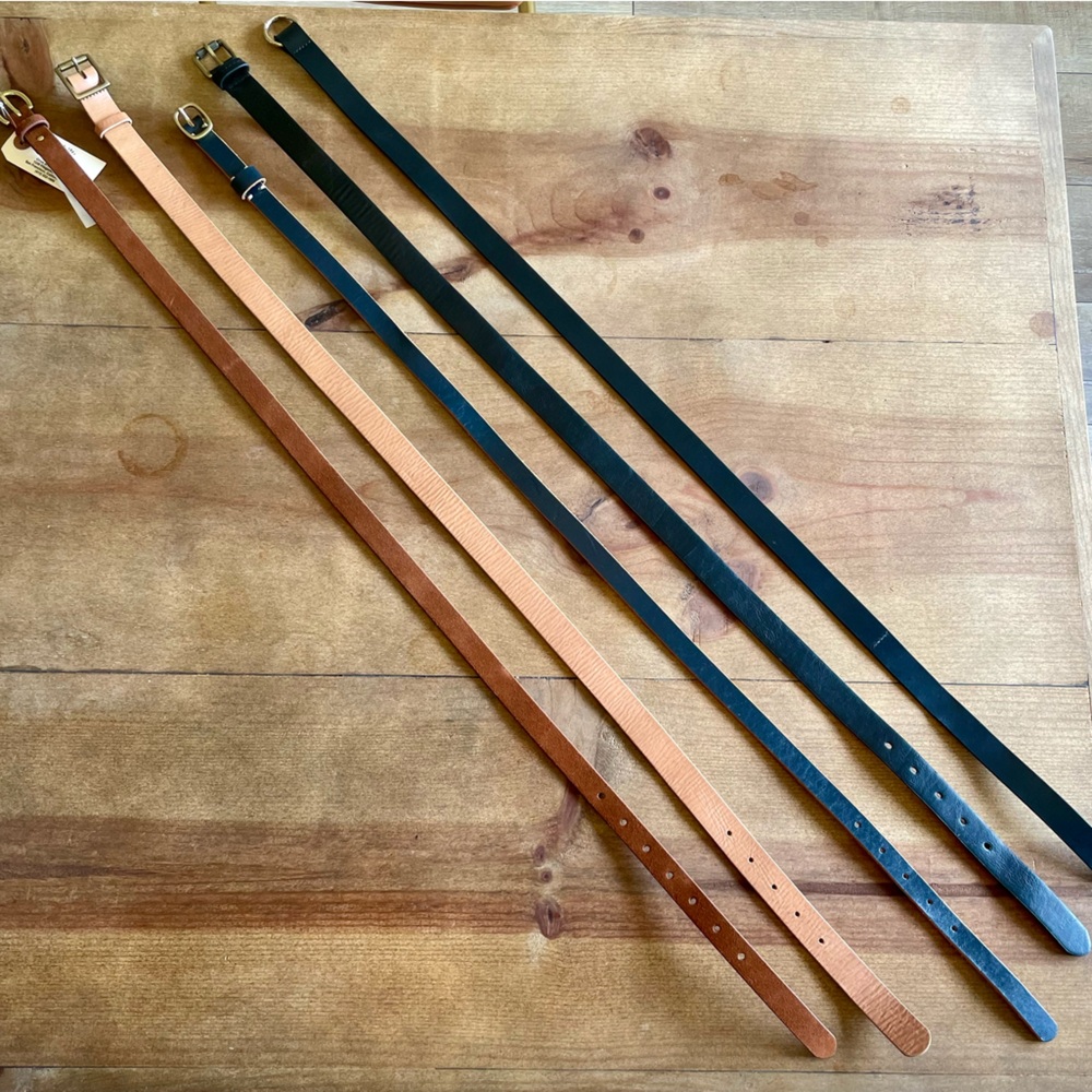 5 Belt Bundle - Genuine Leather 38” - 42”